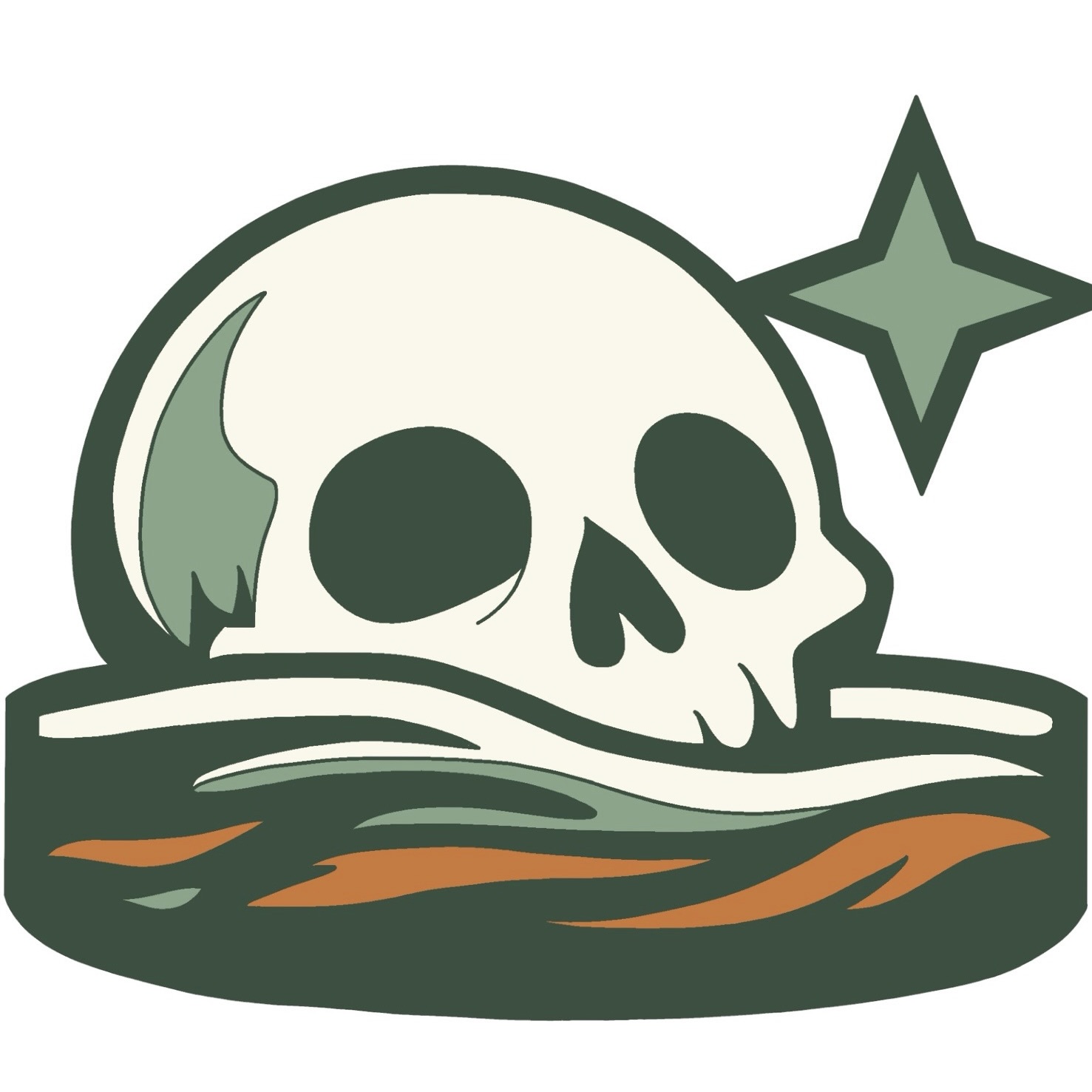 Y'alternative Wellness skull logo